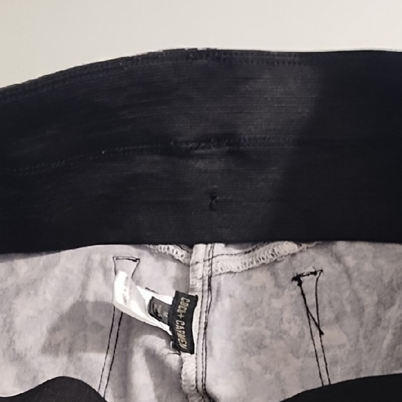 Leopard Grey & Black Soft Skinny Stretch Jeans Elastic Comfort Waist - Picture 5 of 11